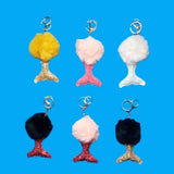 Fuzzy Mermaid - Key Ring
