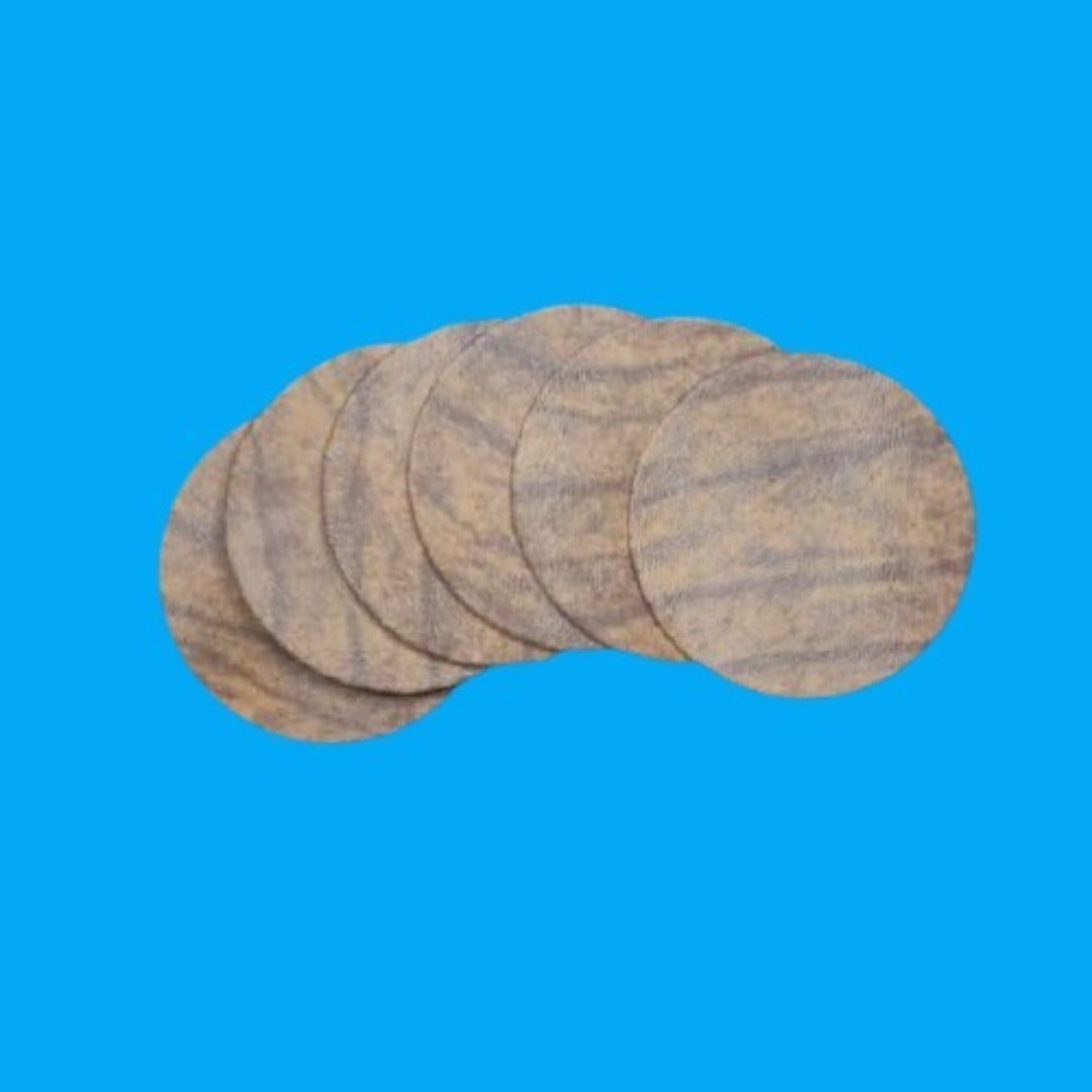 Wooden Texture Cup Coaster Mat Set of 6