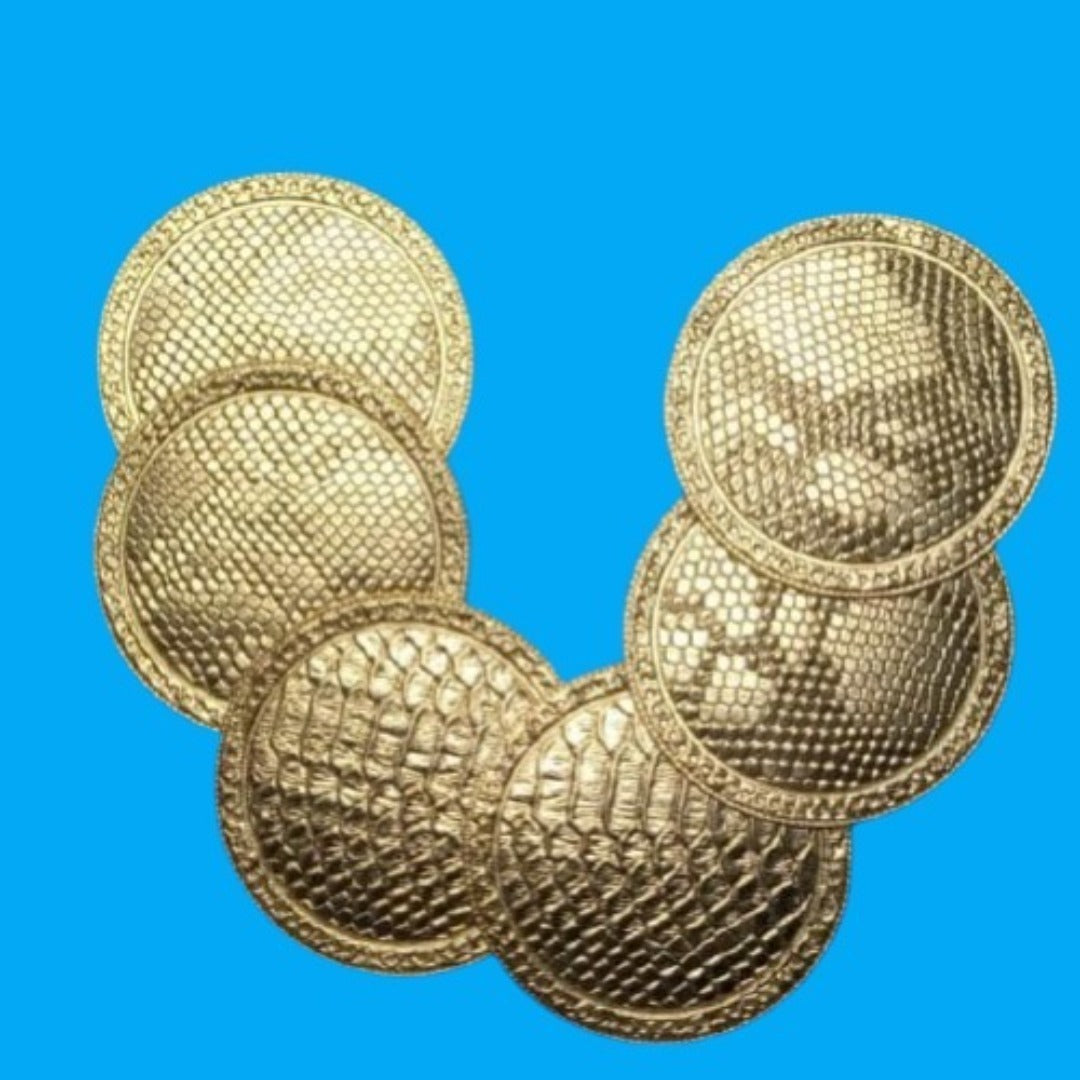 Gold Cup Mat Coaster Set of 6
