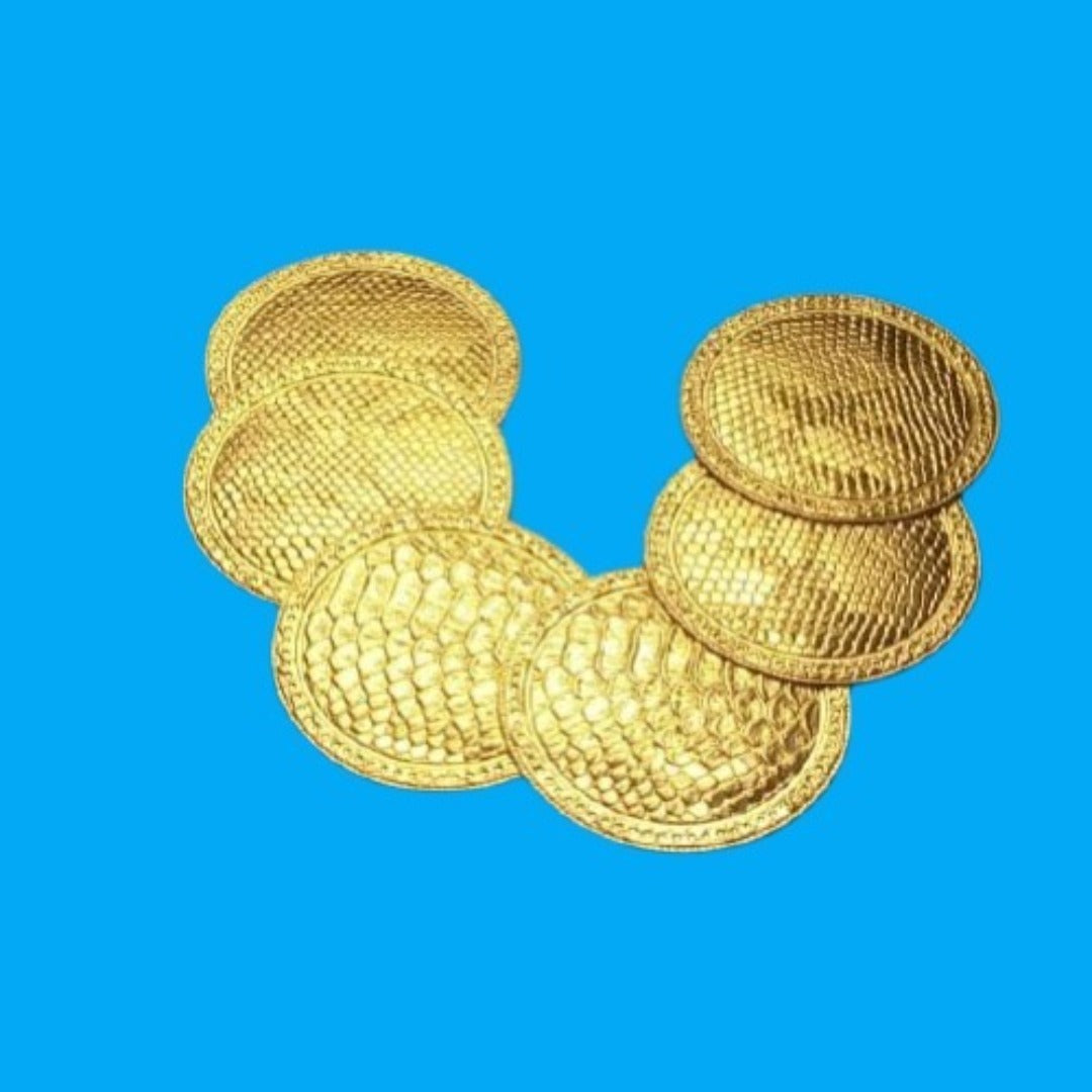 Gold Cup Mat Coaster Set of 6