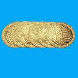 Gold Cup Mat Coaster Set of 6