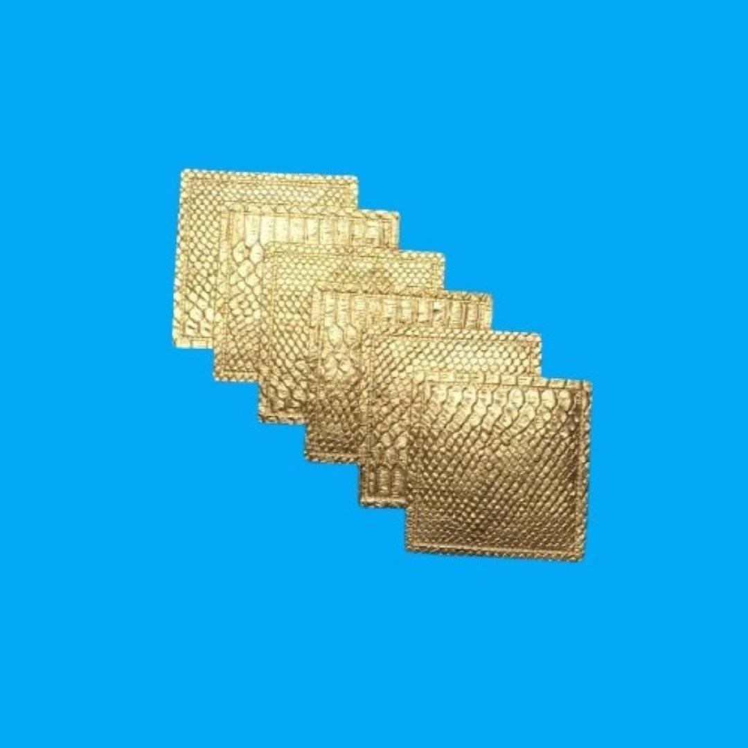 Gold Cup Mat Coaster Set of 6