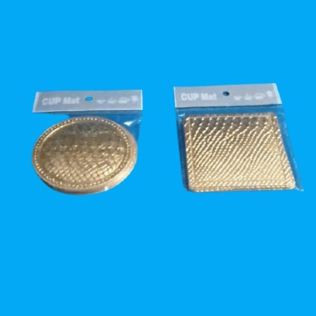 Gold Cup Mat Coaster Set of 6