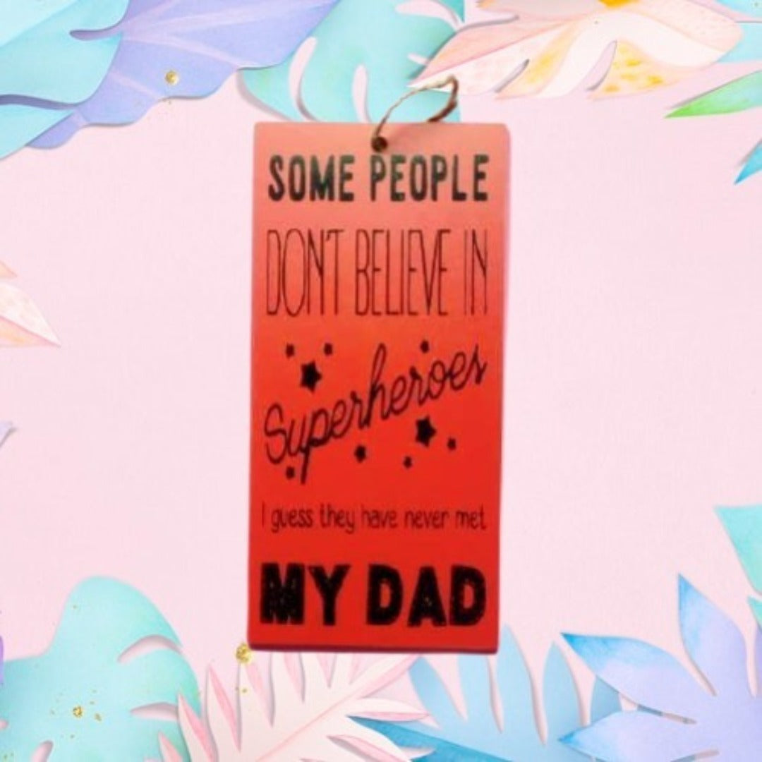 My Dad - Plaque
