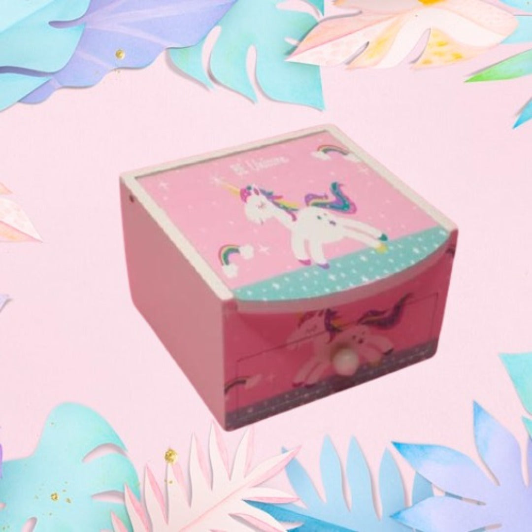 Rainbow Unicorn Jewelry Drawer Chest