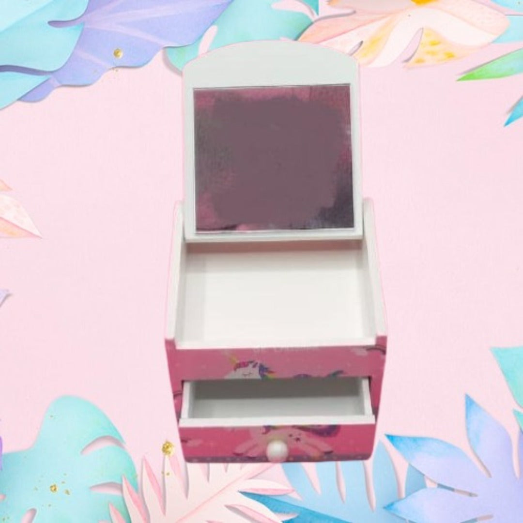 Rainbow Unicorn Jewelry Drawer Chest