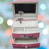 Rainbow Unicorn Musical Jewellery Drawer Chest