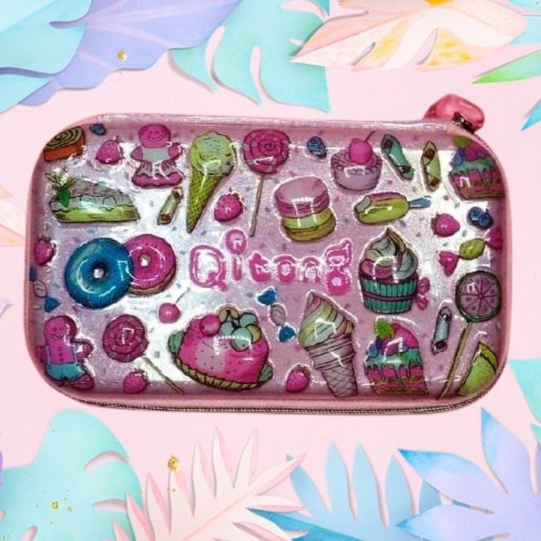 I Love Food - Glitter 3D Pouch
