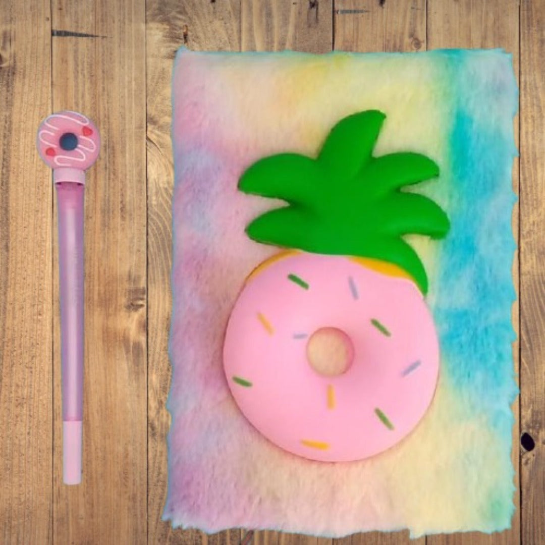 Fluff & Squish Pineapple Donut Journal