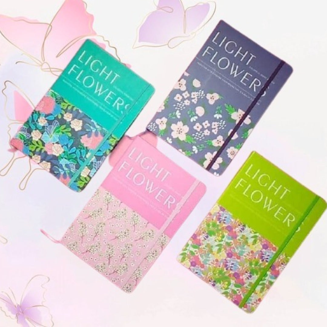 Light Flowers Journal Notebook