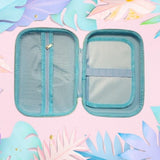 Hello Summer Flamingo Hard-case Storage Zip Pouch