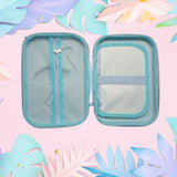 Hello Summer Flamingo Hard-case Storage Zip Pouch