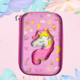 Dreamy Unicorn Premium Hard case Zip Pouch