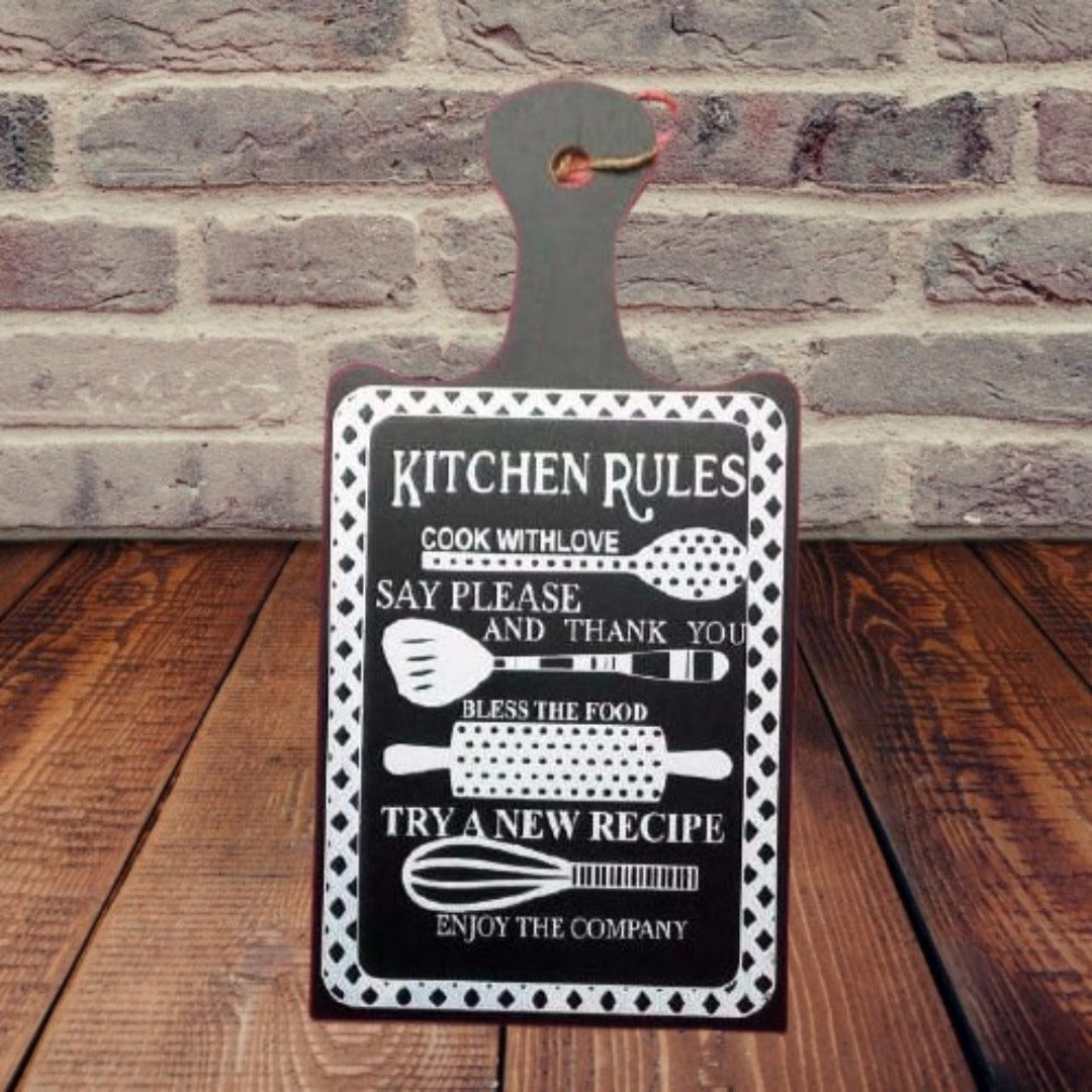 Kitchen Rules - Plaque