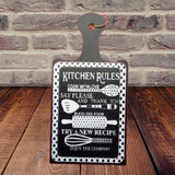 Kitchen Rules - Plaque