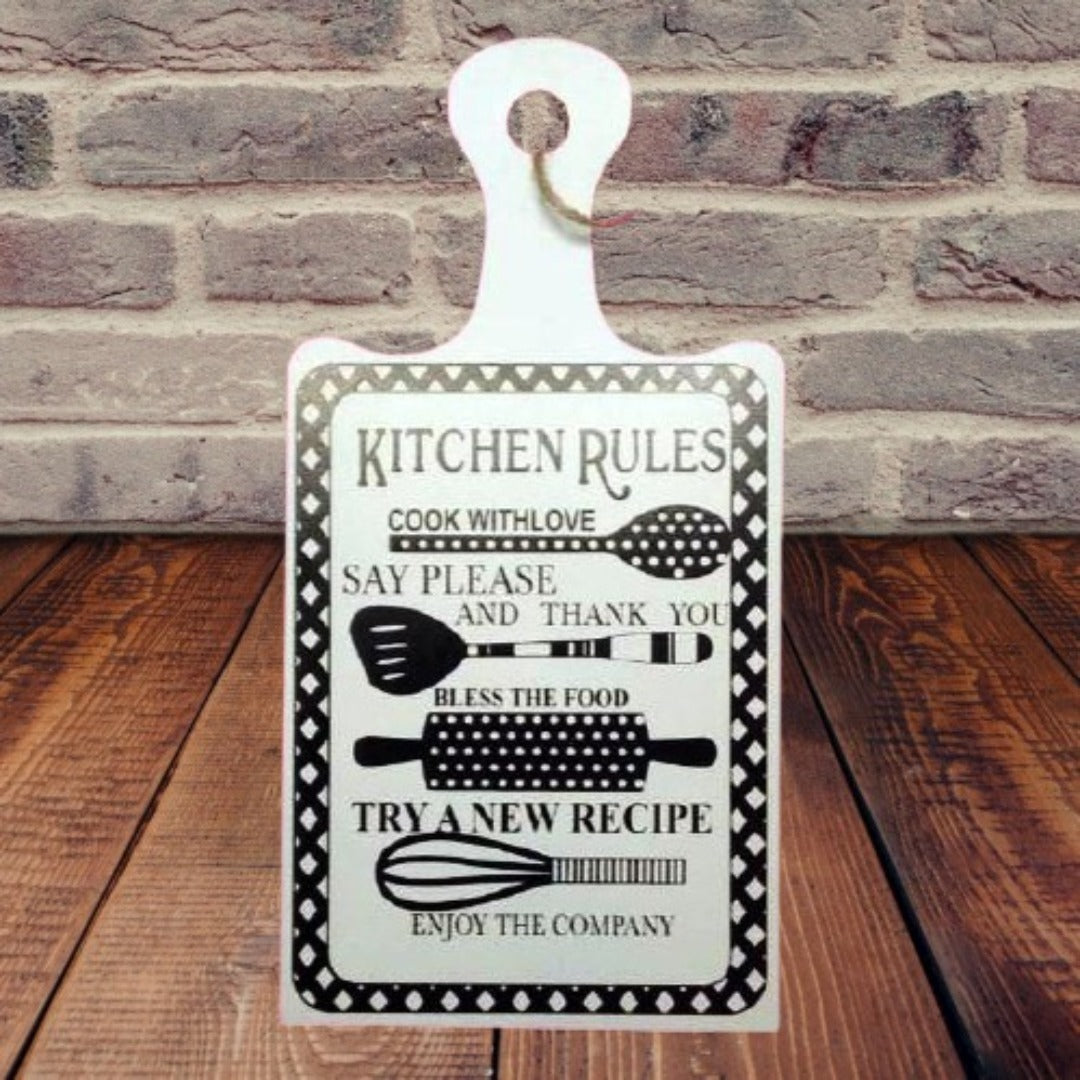 Kitchen Rules - Plaque