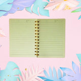 Rainbow Unicorn Eye Spiral Journal
