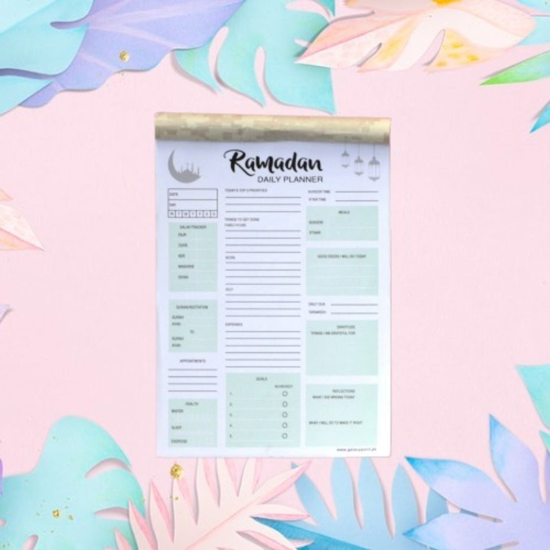 Ramadan Daily Planner - Notepad