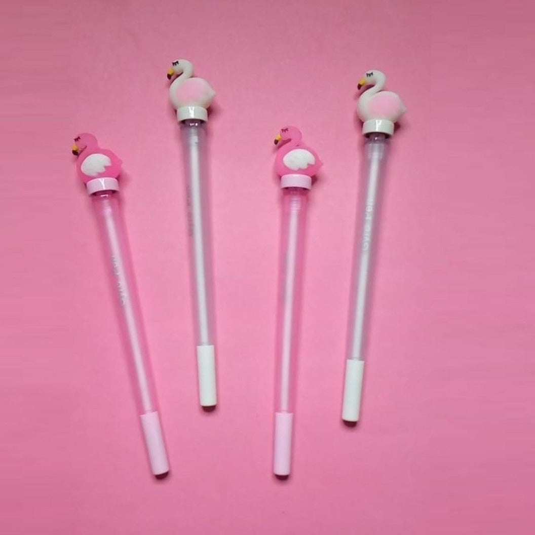Dreamy Spinning Flamingo Gel Pen