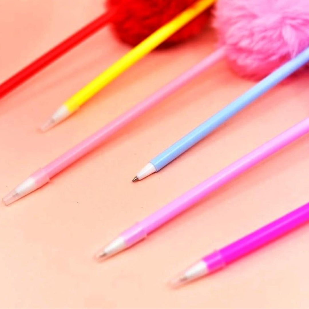 Fluff Rainbow Unicorn Ball Pen