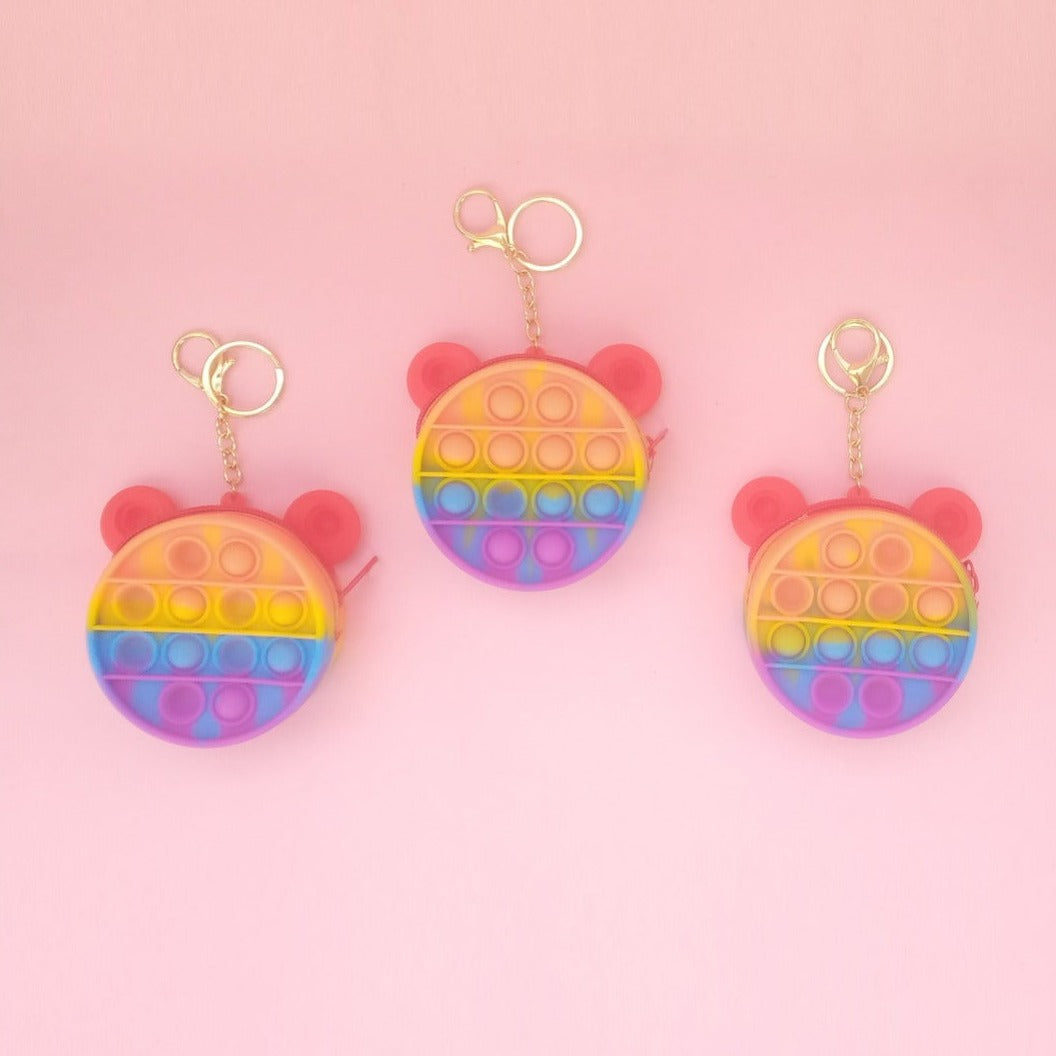 Pop-it Fidget Toy Mickey Coin Pouch