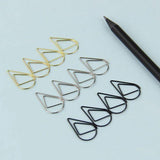 Rain Drop Metal Bookmark Paper Clip