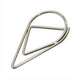 Rain Drop Metal Bookmark Paper Clip