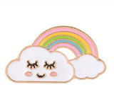 Rainbow Clouds Enamel pin