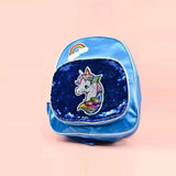 Rainbow Blue Unicorn Backpack