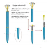 Reflector Metal Diamond Ball Pen