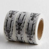 Black And White Skeleton Washi Tape