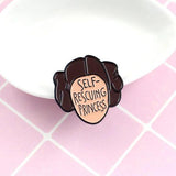 Self Rescuing Princess Enamel Pin