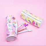 Unicorn Sequin Round Pouch
