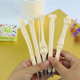 Set Of 5 Different Styles Bone Shape Ballpoint Pens