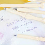 Set Of 5 Different Styles Bone Shape Ballpoint Pens