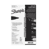 Sharpie Permanent Markers, Chisel Tip, Black, 4 Count
