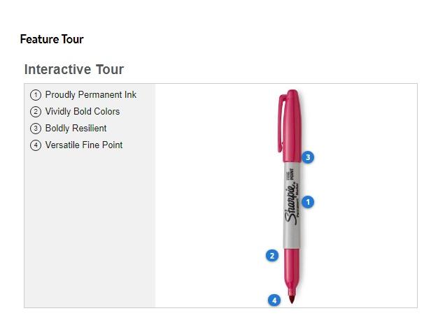 Sharpie Permanent Markers, Fine Point, Black, 2 Count