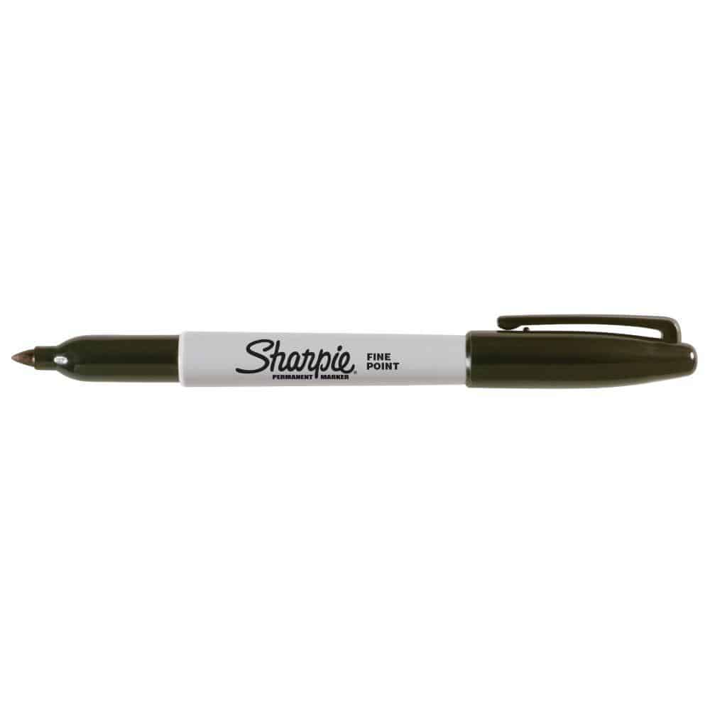 Sharpie Permanent Markers, Fine Point, Black, 5 Count