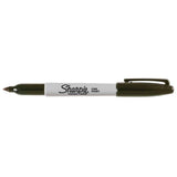 Sharpie Permanent Markers, Fine Point, Black, 5 Count