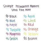 Sharpie® Retractable Permanent Markers, Ultra-Fine Point, Black, Pack Of 3 Markers