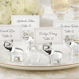 Silver Baby Elephant Card Holder