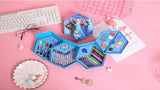 Sketch Pens, Crayons, Pencils and Water Colors Box-46 Pieces
