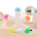 Starfish Highlighters Polygon Multicolor Markers