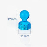 Transparent Cone Magnets Set of 3