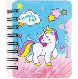 Unicorn Hardcover Pocket Spiral Journal