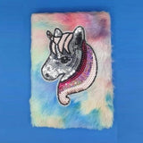 Unicorn Queen Star Fluffy Journal