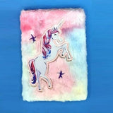 Unicorn Queen Star Fluffy Journal