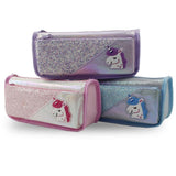 Unicorn Glitter Double Pocket Pouch