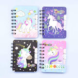 Unicorn Hardcover Pocket Spiral Journal