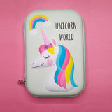 Unicorn World Premium Hard case Zip Pouch
